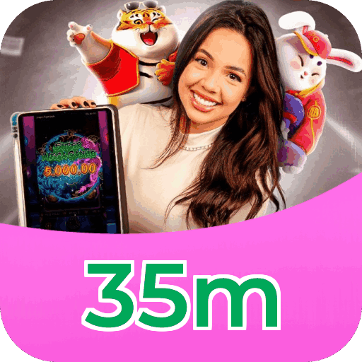 Plataforma 35m mostrando interface moderna, jogos certificados e recursos de segurança licenciados